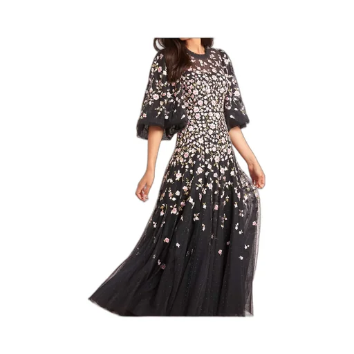 Floral Embroidered Dress
