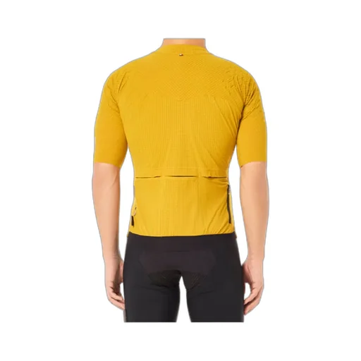Gridskin Pinstripe Ss Textured Zip Jersey