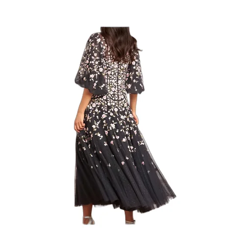 Floral Embroidered Dress