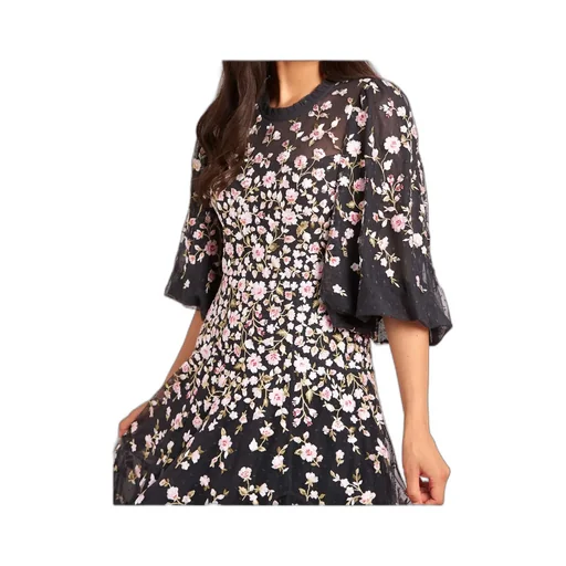 Floral Embroidered Dress