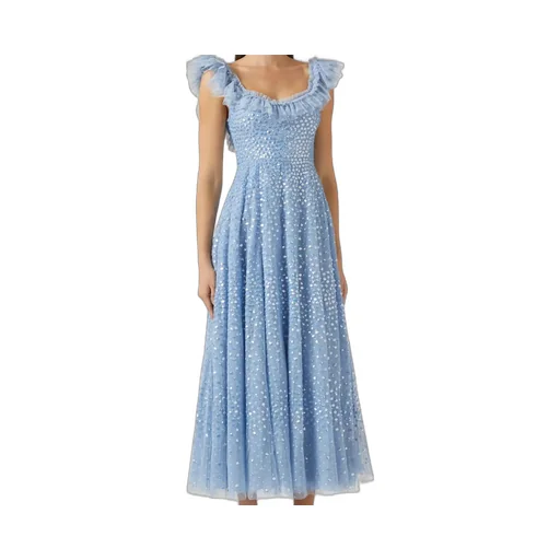 Scatter Dot Midi Dress