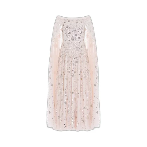 Shooting Stars Cape Ankle Gown