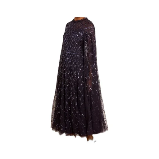 Heart Lattice Ankle Gown