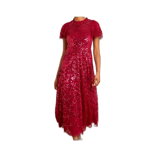 Deco Dot Ankle Gown