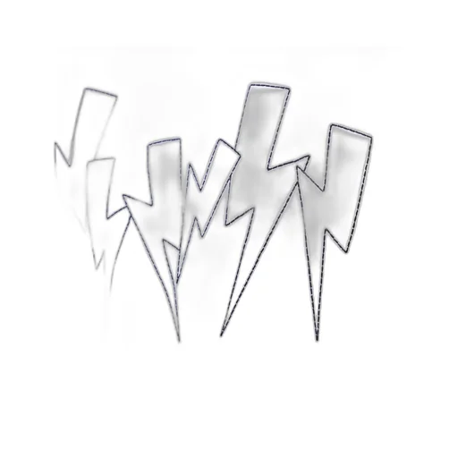 Thunderbolt-Print Crew-Neck T-Shirt
