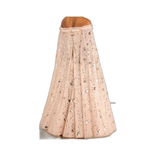 Shooting Stars Cape Ankle Gown