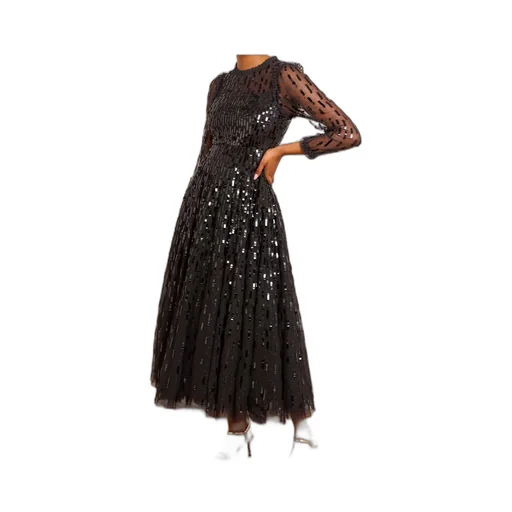 All-Over Sequin Embellished Dress