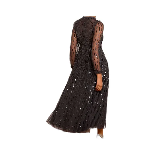 All-Over Sequin Embellished Dress