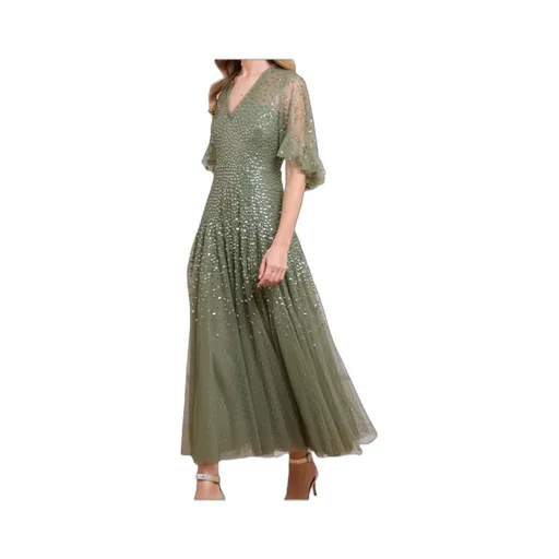 Sequin Embroidered Dress