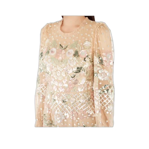 Tulle Dress With Sequins