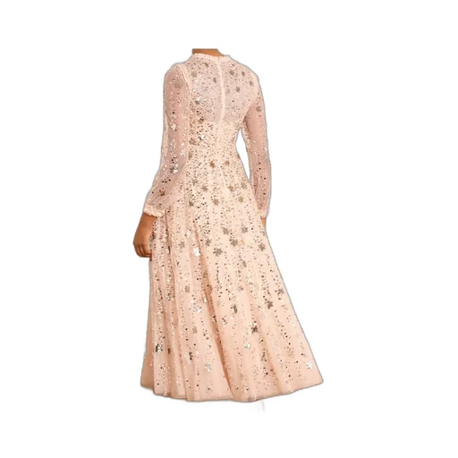 Shooting Stars Long-Sleeved Gown