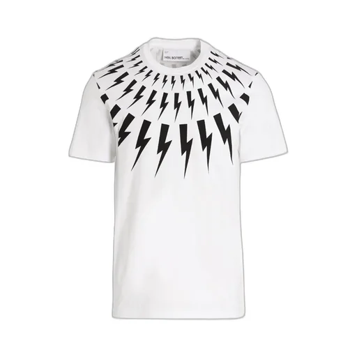 Thunderbolt-Print Cotton T-Shirt