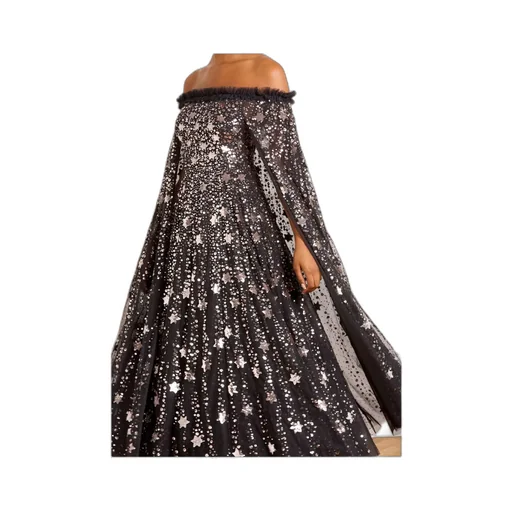 Shooting Stars Cape Ankle Dress