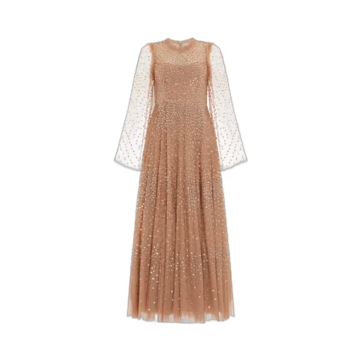 Sequin Embellished Tulle Gown