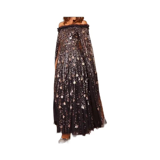 Shooting Stars Cape Ankle Dress