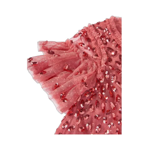 Sequin-Embellished Tulle Dress
