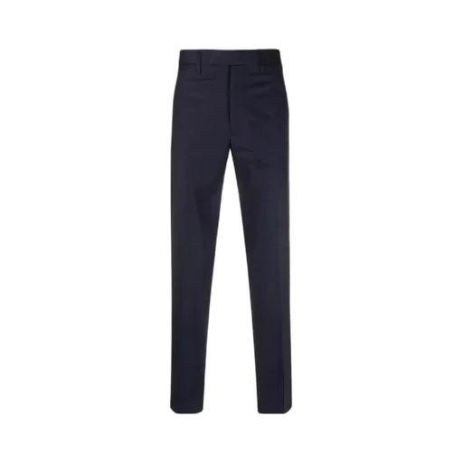 Mid-Rise Straight-Leg Trousers