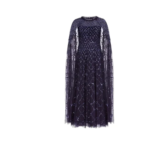 Heart Lattice Ankle Gown
