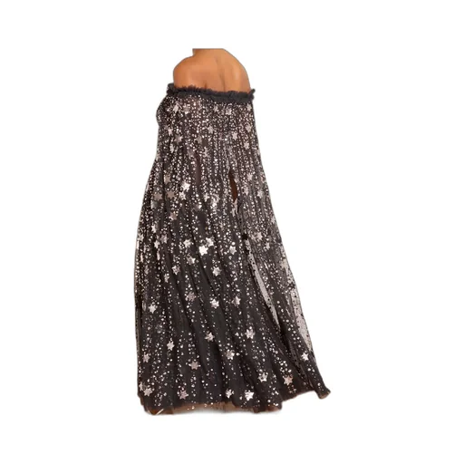 Shooting Stars Cape Ankle Dress