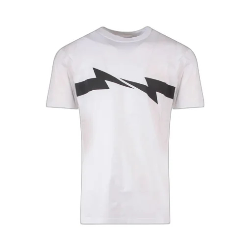 Thunderbolt-Print Cotton T-Shirt