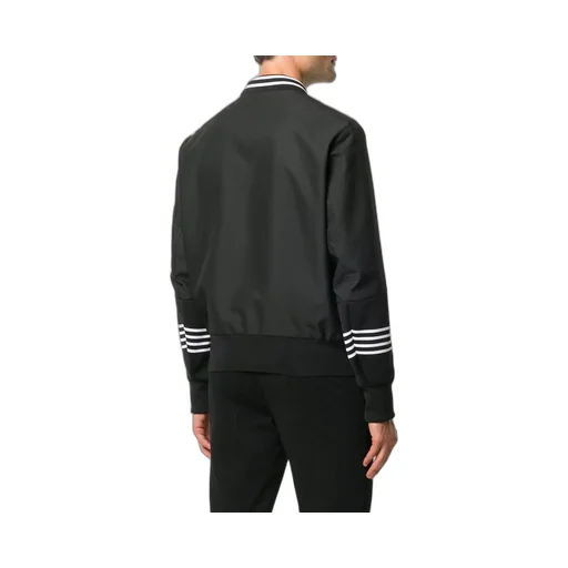 Striped Detail Casual Jacket