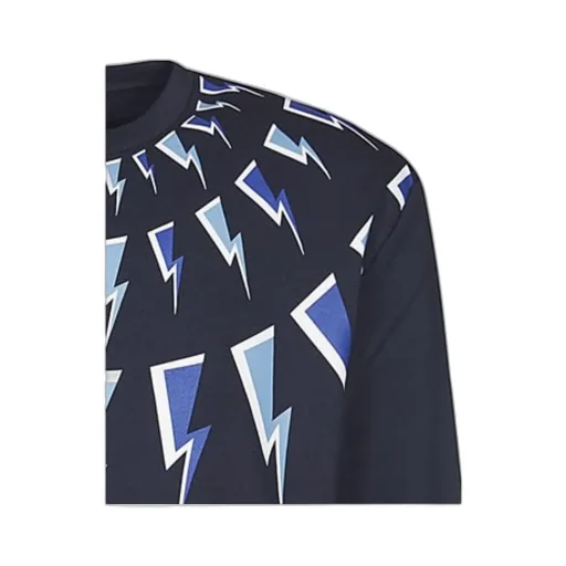 Thunderbolt-Print Sweatshirt