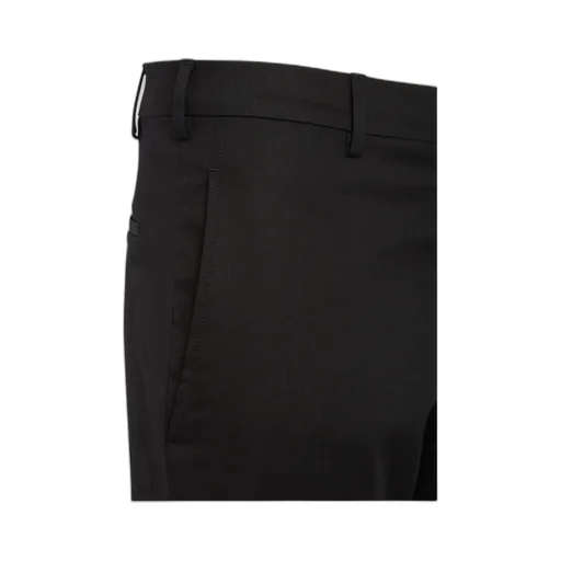 Tapered-Leg Cotton Trousers