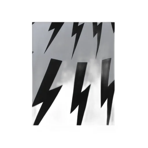 Thunderbolt Print Crewneck T-Shirt