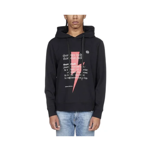 Thunderbolt-Print Hoodie