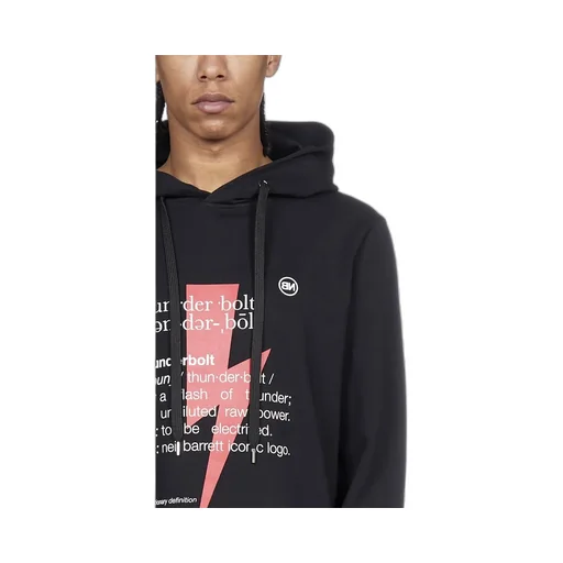 Thunderbolt-Print Hoodie