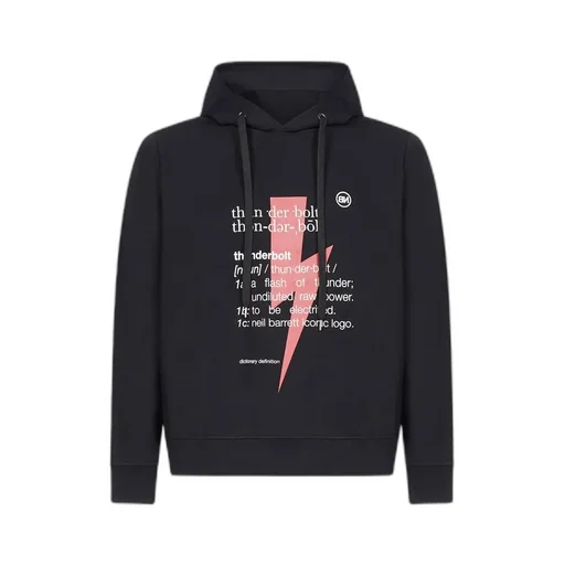 Thunderbolt-Print Hoodie