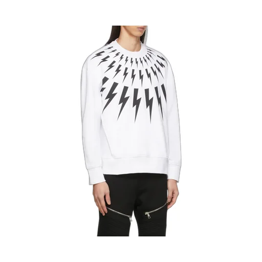 Graphic-Print Long-Sleeved Jumper