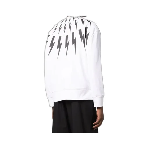 Graphic-Print Long-Sleeved Jumper