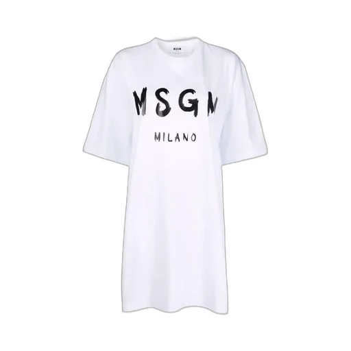 Logo Printed Crewneck T-Shirt Dress