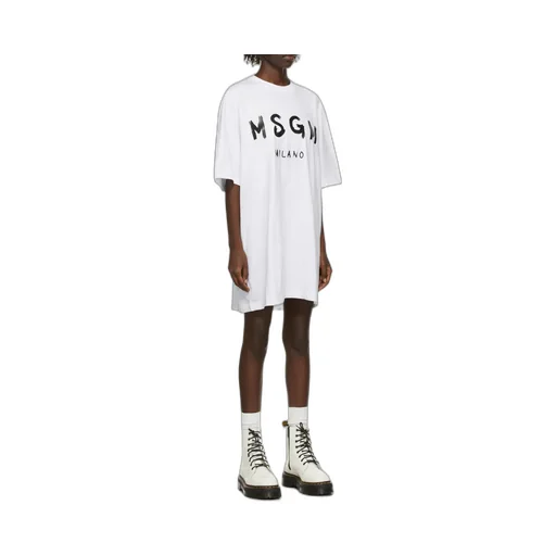 Logo Printed Crewneck T-Shirt Dress