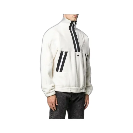 Logo Plaque Half Zip Sweater