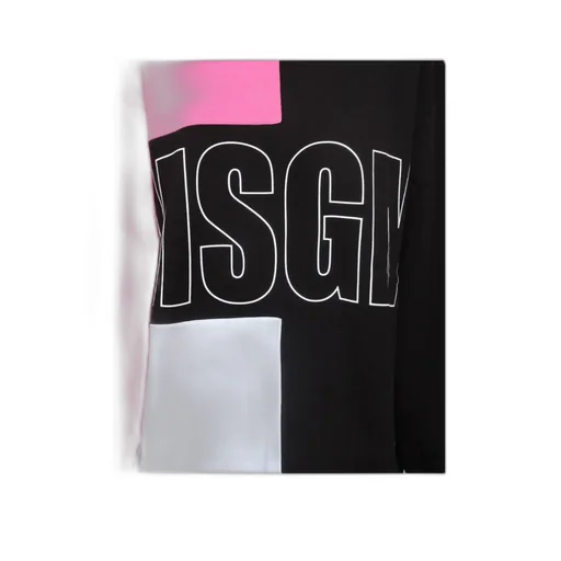 Contrast-Color Logo Stitching Hoodie