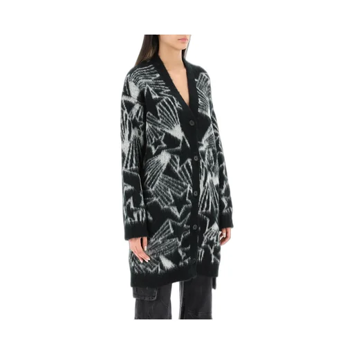 V-Neck Long-Sleeved Cardigan