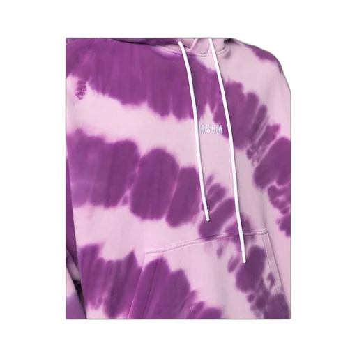 Logo Printed Tie-Dye Hoodie