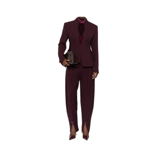 High-Neck Velvet Bodysuit