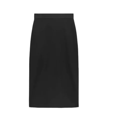 High-Waist Logo-Jacquard Midi Skirt