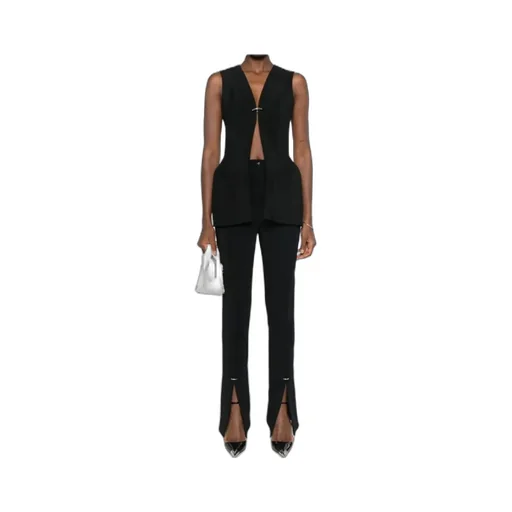 Potholes Detail Casual Pants