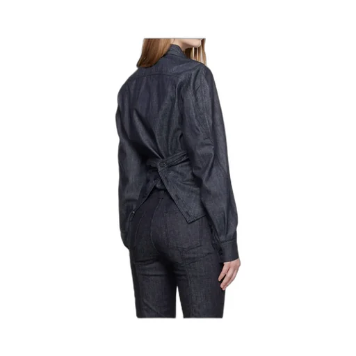 Asymmetrical Button-Fastening Shirt