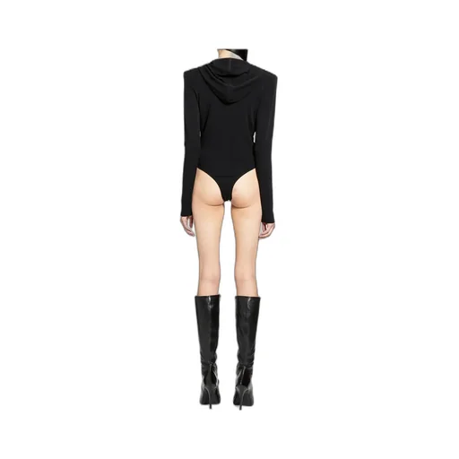 Hooded Asymmetric Bodysuit