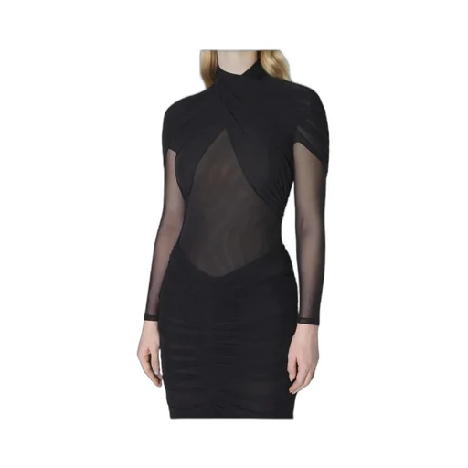 Halterneck Pleated Dress
