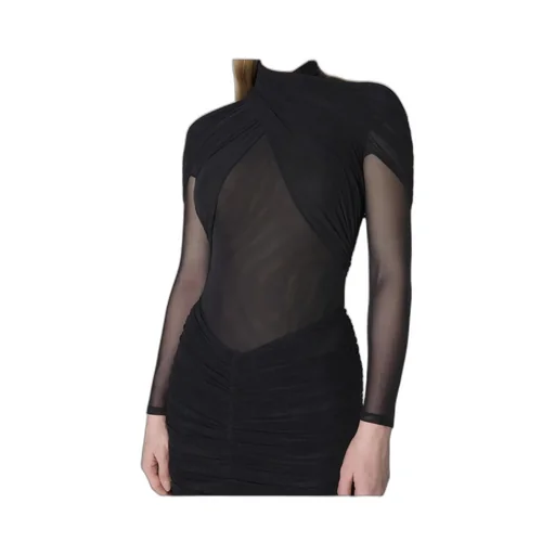 Halterneck Pleated Dress