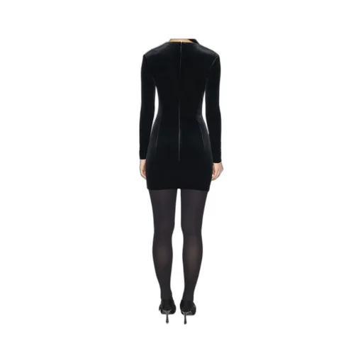 Long-Sleeve Mini Dress