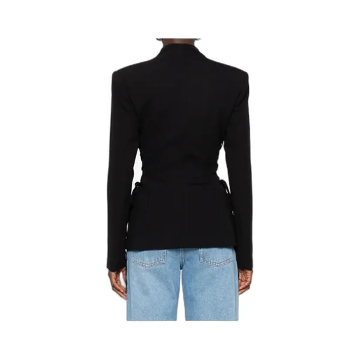 Sculptural Lace-Up Jacket