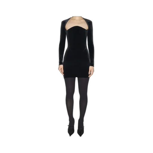 Long-Sleeve Mini Dress