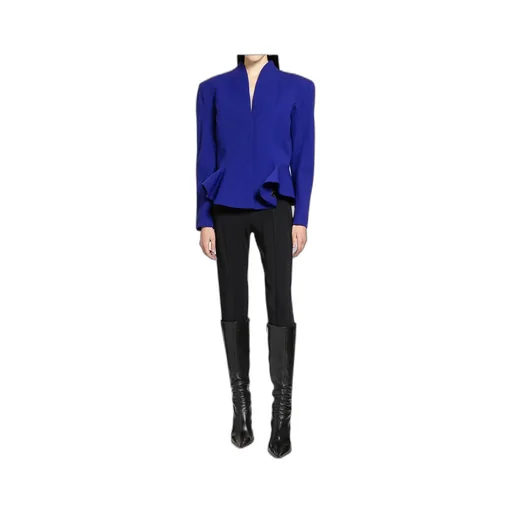 Peplum-Waist Jacket